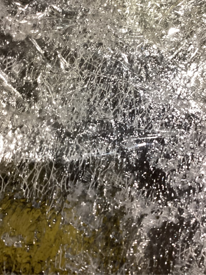 Condition photo showing Good Condition for disposable silver placemats 13 inch round metallic foil mesh table mat glitter thin silver d