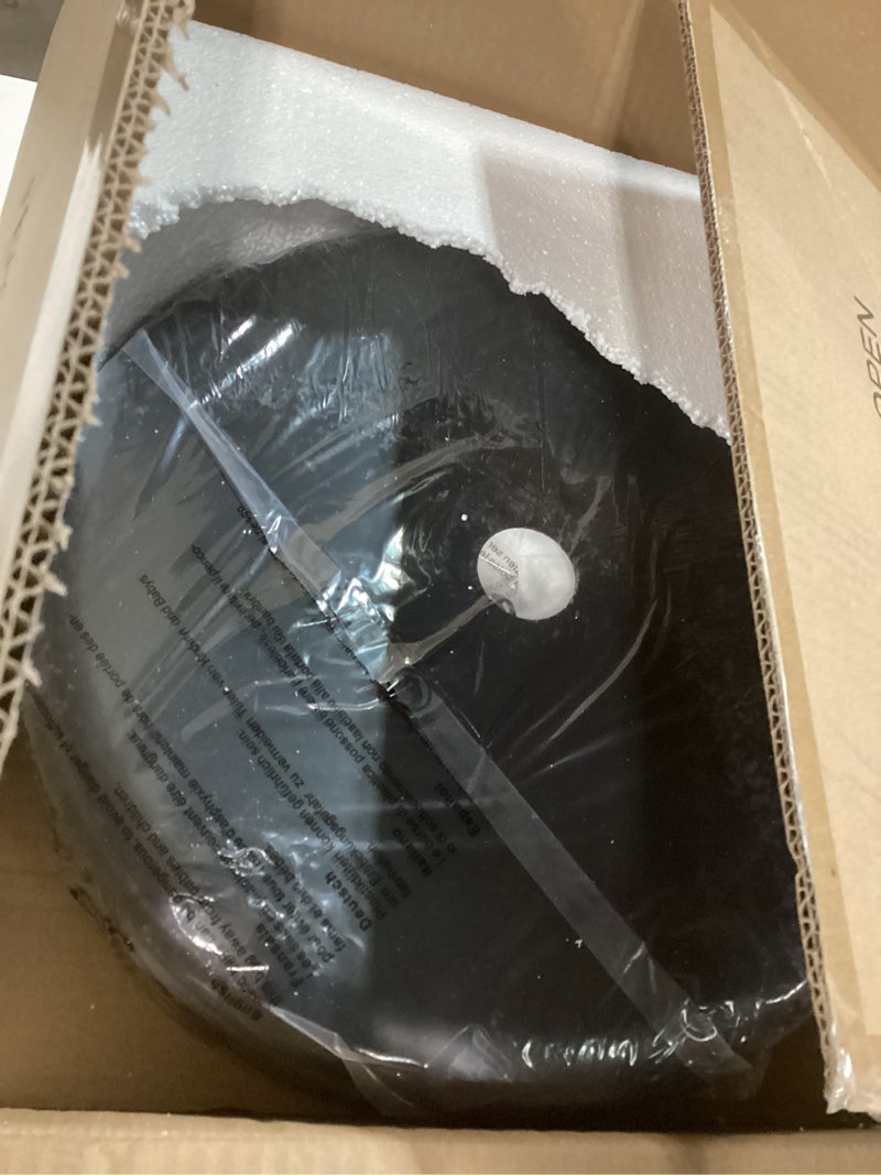 Condition photo showing Good Condition for Industrial Pendant Light, Rubber Wood Dome Hanging Lamp with 15.8" Hammered Metal Shade, Black Modern Light Fixtures for Kitchen Island, Living Room,Restaurant,Farmhouse Dining Room, Bedroom, Hallway 15.8in