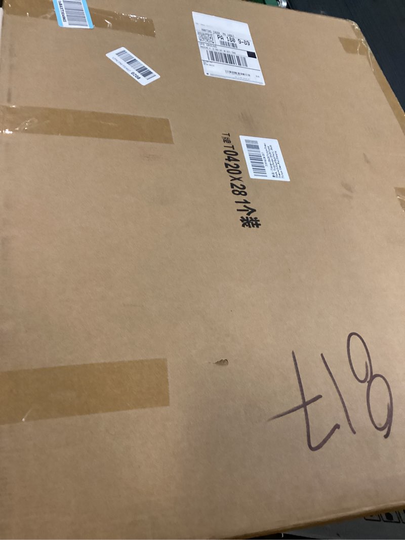 Condition photo showing New/Like New for 20x28 Picture Frame Black, 2-Inch Wide Border 20x28 Poster Frame with Black Backboard, 28x20 Picture frame Wall Hanging Black 20x28