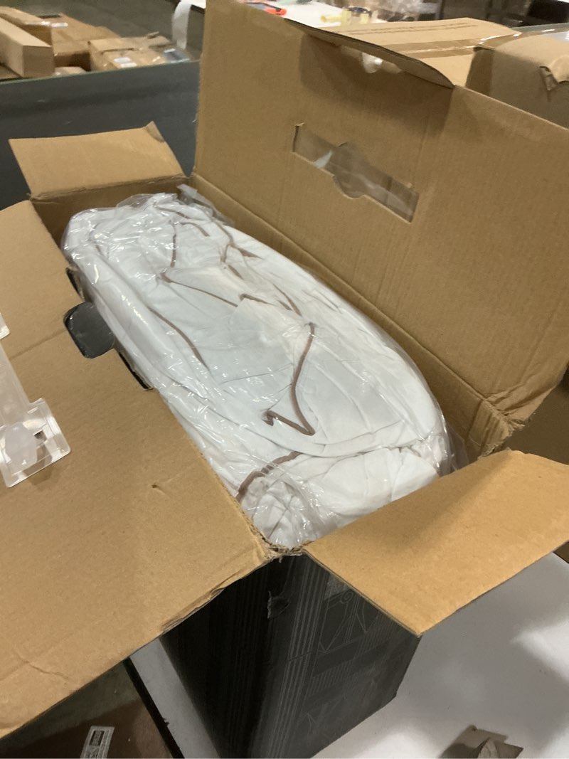 Condition photo showing New/Like New for SNOWMAN Premium Down Comforter King Size, Luxurious All Season Duvet Insert with Cotton Blended Fabric, 3D Baffle Box Design Hotel Bedding Comforter (White,106"x90") All Season King White