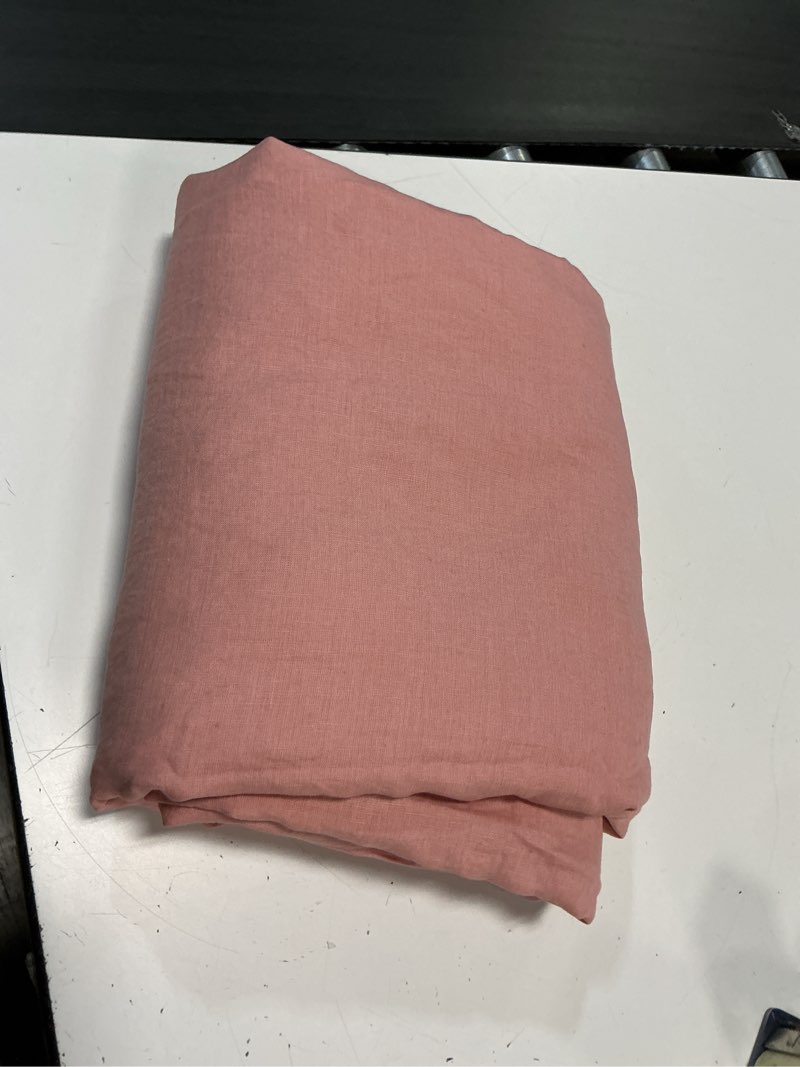 Condition photo showing Good Condition for quince european linen sheet only one piece/queen/color:solid