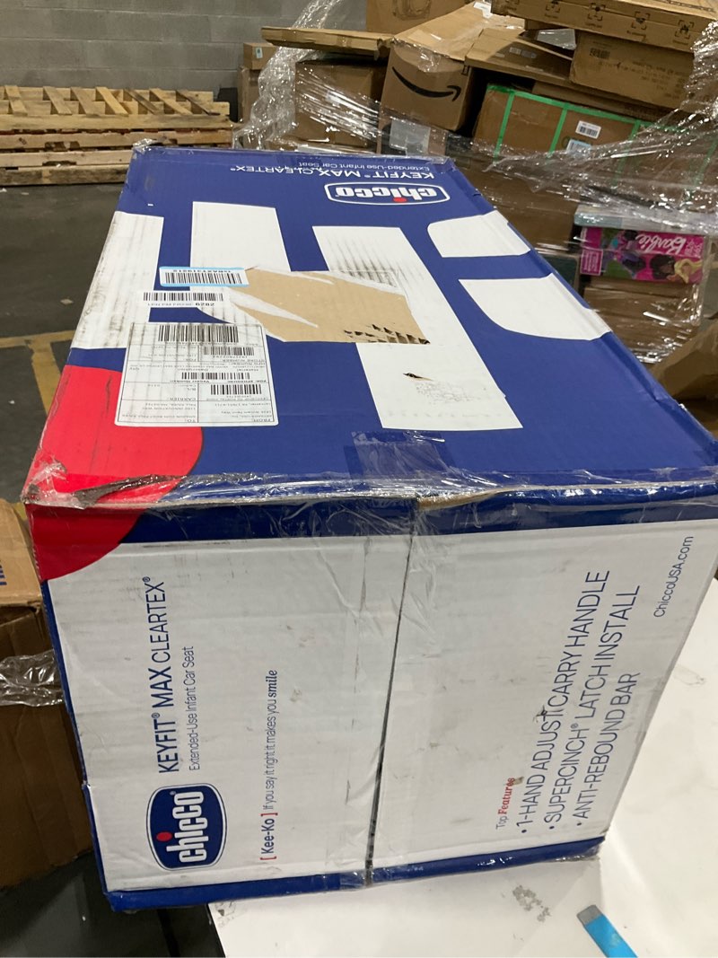 Condition photo showing As Is for Chicco KeyFit® Max ClearTex® Infant Car Seat and Base, Rear-Facing Seat for Infants Legend KeyFit Max