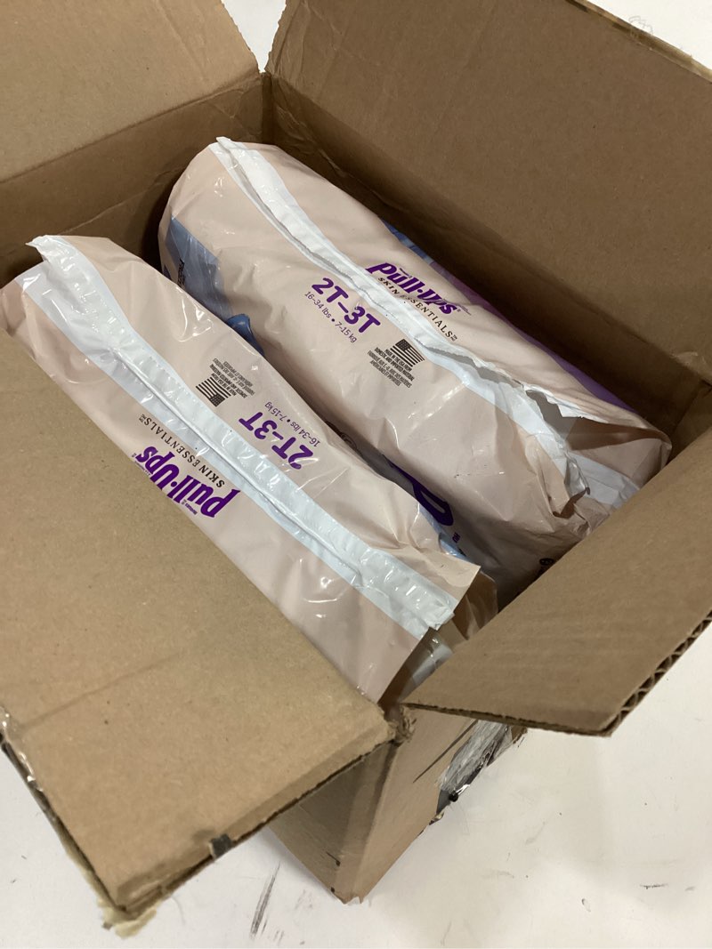 Condition photo showing New/Like New for (Size:2T-3T )2 pack,Pull-Ups Girls' Skin Essentials Potty Training Pants, Training Underwear,(16-34 lbs), 124 Ct (2 Packs of 31) 2T-3T 124