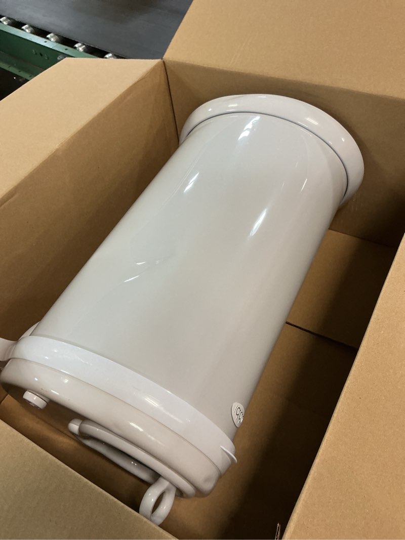 Condition photo showing Good Condition for ubbi stainless steel diaper pail, odor locking, no special bag required, award-winning, registry must-have, gray