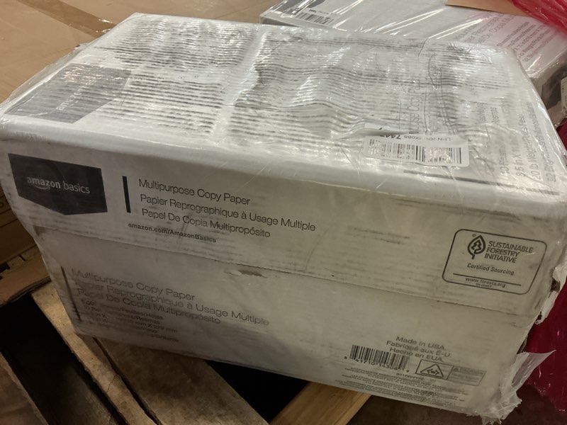 Condition photo showing New/Like New for Amazon Basics Multipurpose Copy Printer Paper, 8.5" x 11", 20 lb, 10 Reams, 5000 Sheets, 92 Bright, White