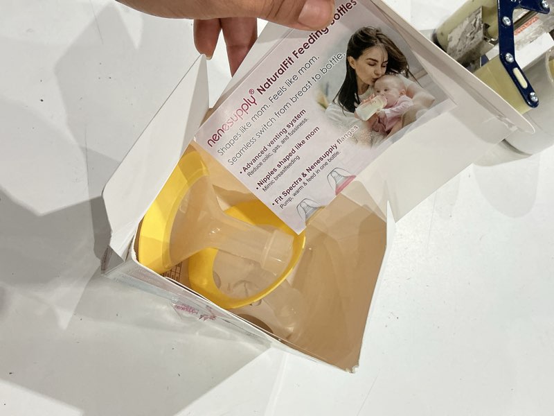 Condition photo showing Good Condition for nenesupply 19mm oval flanges compatible with medela breast pump parts replace 19mm medela flange accessories. work with pump in style parts symphony parts swing maxi harmony and personalfit flex