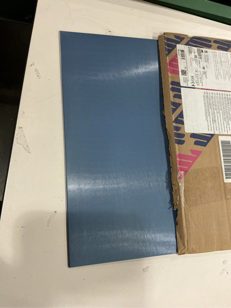 Condition photo showing Good Condition for Rolyan Aquaplast-T Watercolors Thermoplastic Splinting Material, Solid, Professional Silky Smooth Finish, Moderate Memory, Highly Conformable, 1/8" x 18" x 24", Single Sheet, Metallic Blue