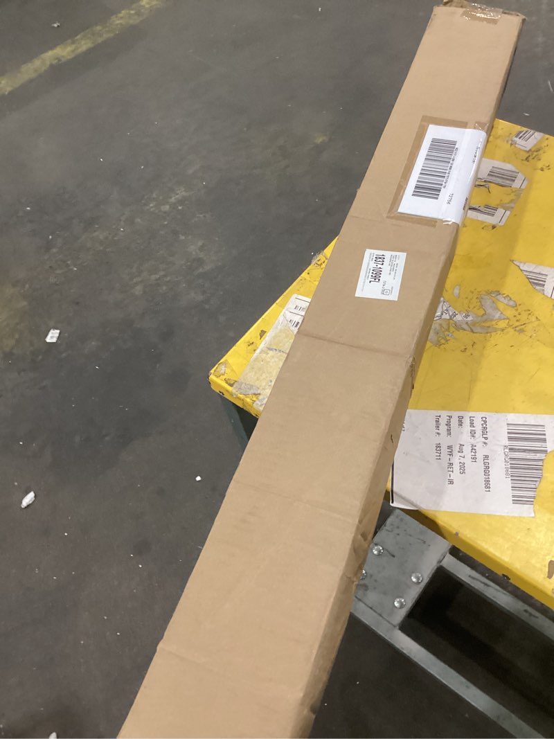 Condition photo showing As Is for Legg Bamboo Semi-Sheer Roman Shade