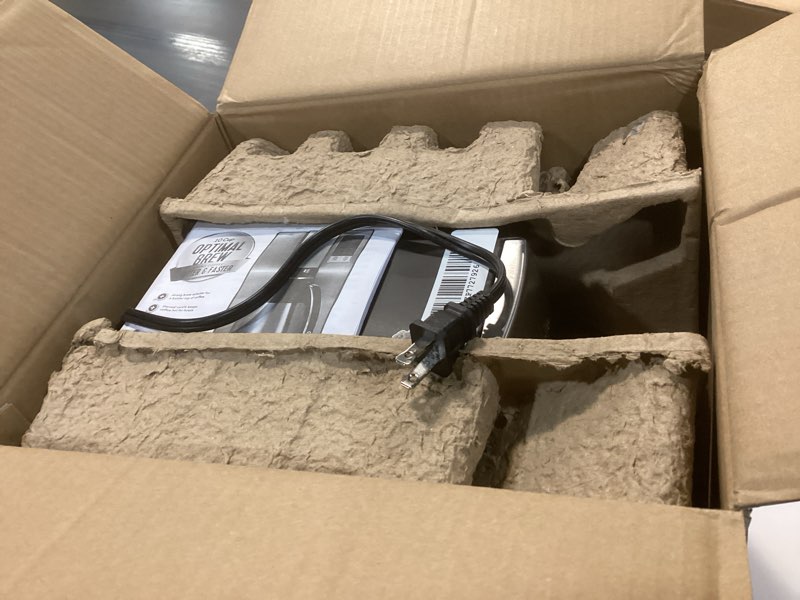 Condition photo showing item condition for Mr. Coffee 10-Cup Programmable Coffee Maker, Insulated Thermal Carafe, Brew Strength Selection, Brew Now or Later, Stainless Steel Stainless Steel 10 Cup Thermal Carafe + Strong Brew