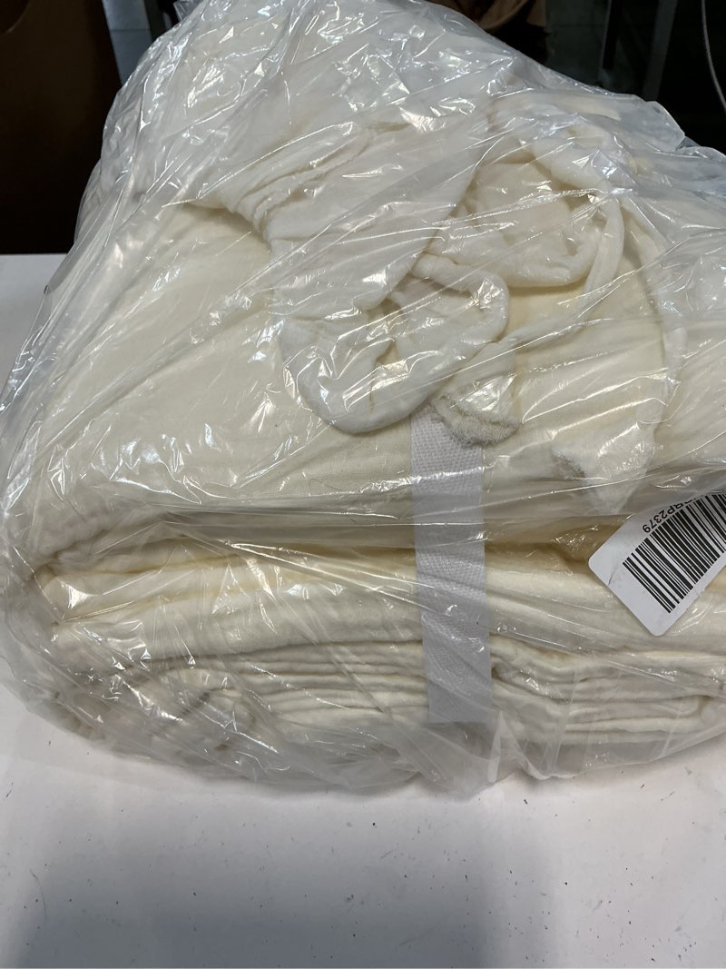Condition photo showing Good Condition for organic airy gauze duvet cover, king/cal king, ivory