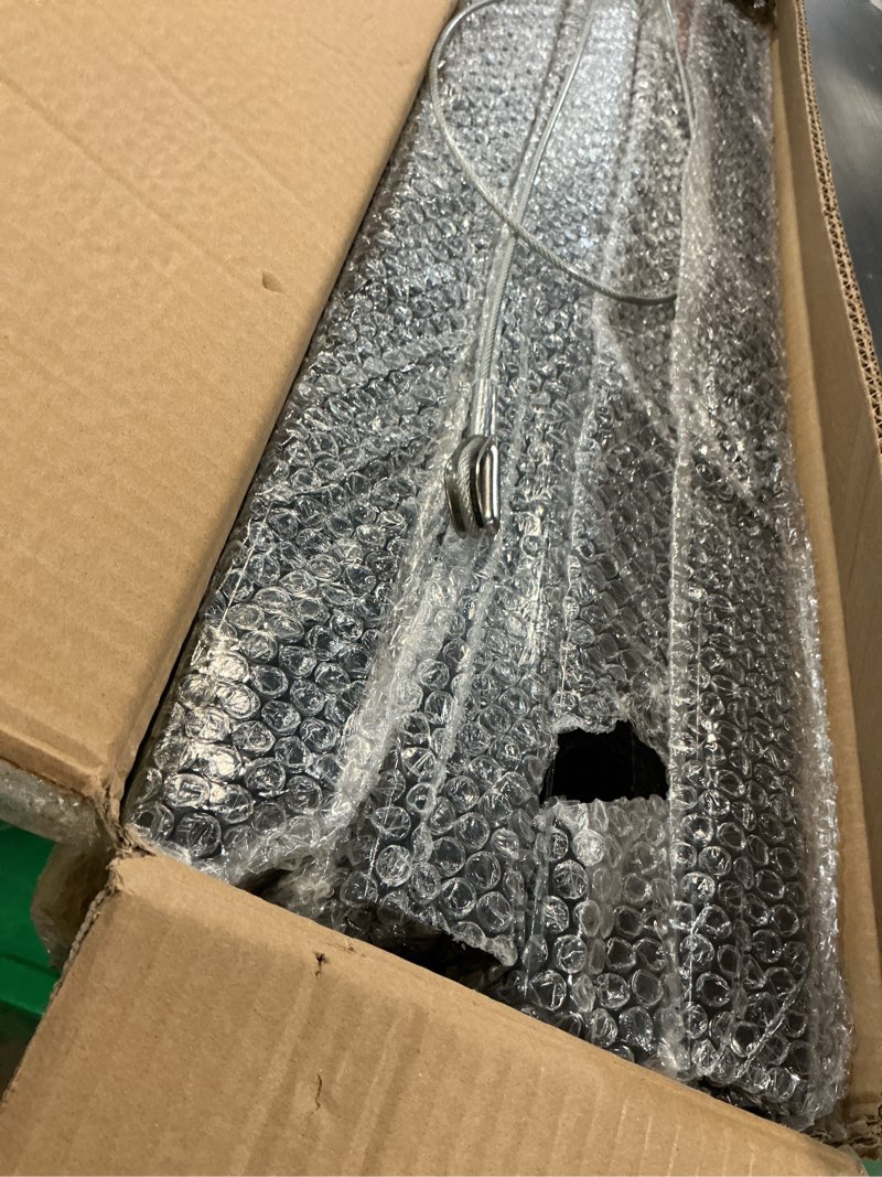 Condition photo showing Good Condition for trailer gate lift assist, for open utility trailer tailgate ramp, 2 sides black, with 12 to 24 inch heights side rail and 4 to 6 feet height tail gate or ramp