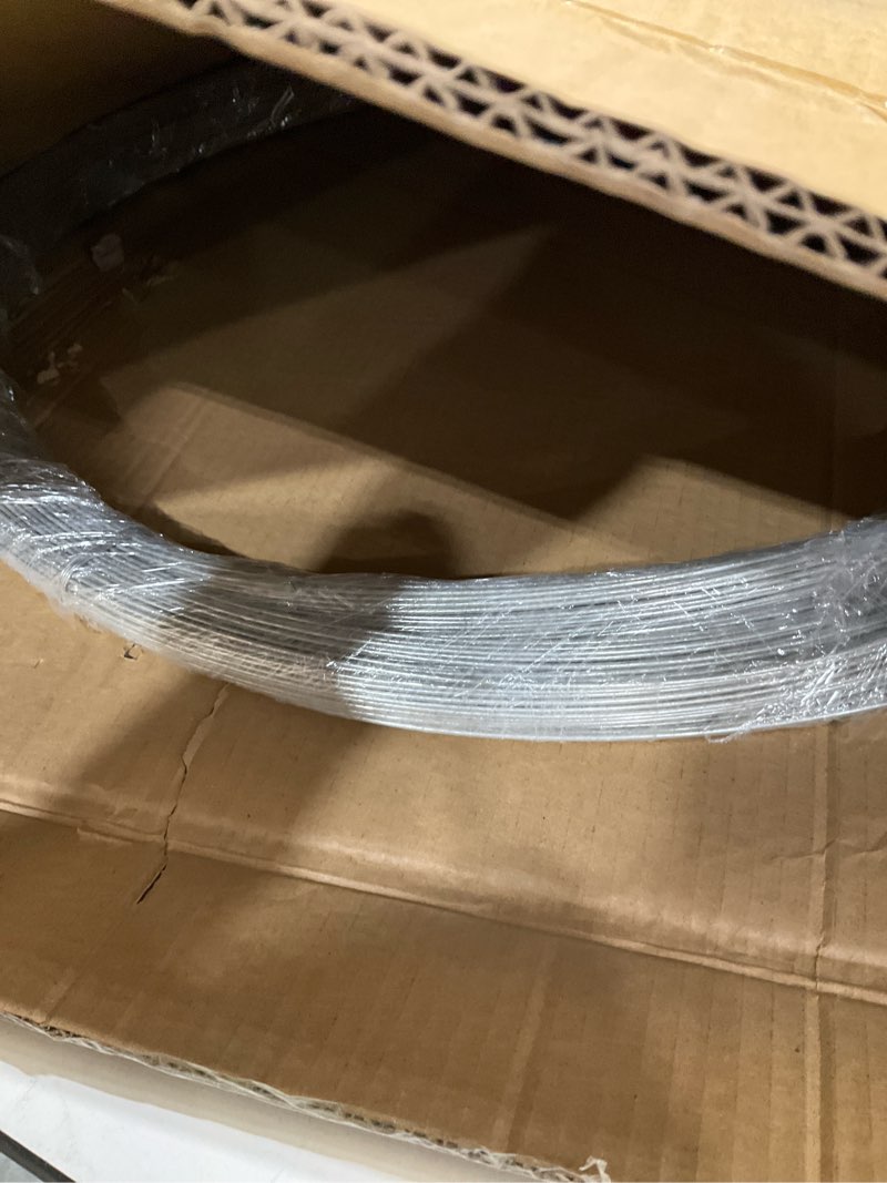 Condition photo showing Good Condition for 100pcs baling wire, 14 ft 14 gauge galvanized steel wire bulk with single loop easy to bend&use to securing compressed items or bundling cardboard galvanized baling wire work seamlessly with baler