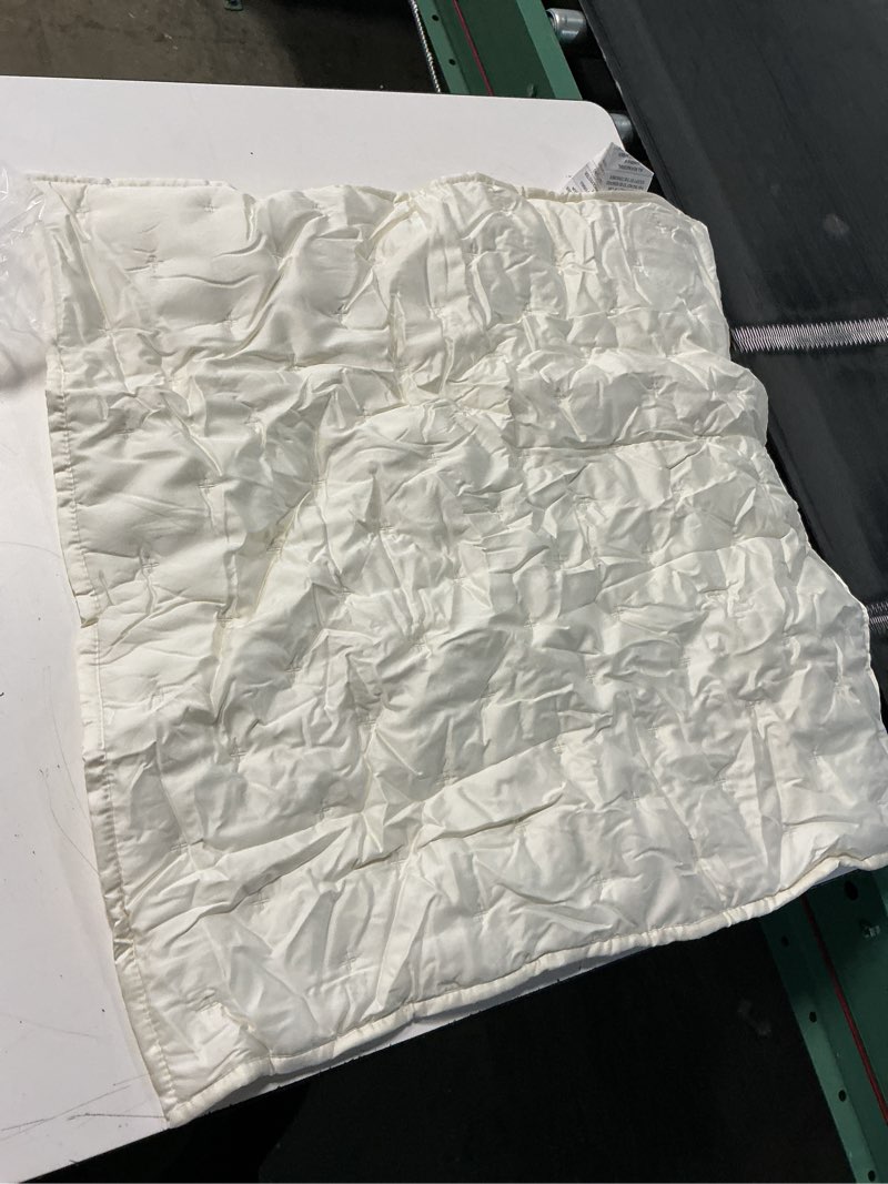 Condition photo showing Good Condition for bamboo dream quilted euro sham, euro, ivory