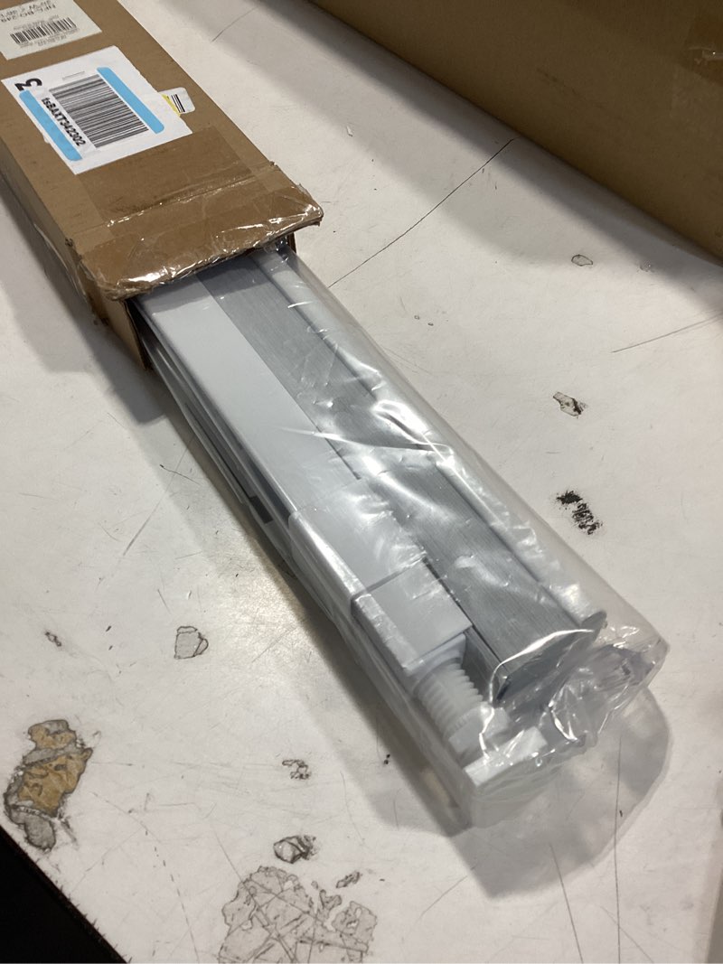 Condition photo showing Good Condition for LazBlinds Cordless Cellular Shades, No Tools No Drill Blackout Honeycomb Shades Pleated Blinds for Windows, 20'' W x 36'' H, Silver White Blackout-silver White 20'' W x 36'' H