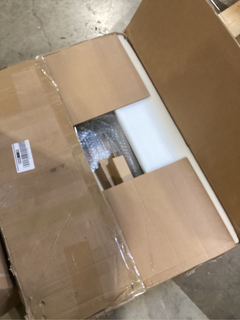 Condition photo showing Good Condition for smart kitchen sink, 30 inch drop in waterfall 16 gauge stainless steel workstation single bowl sink with mechanical control panel & pull-down faucet for new house decoration #tlwf-0007 30"x19"x9" stainless-smart sink pro