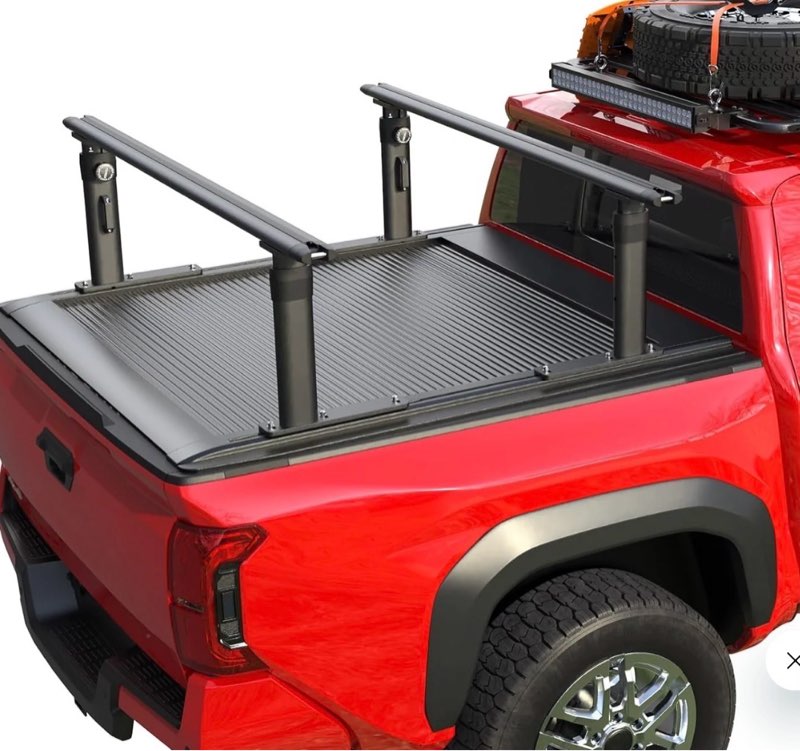 trumgeta truck bed rack fit for tacoma gladiator mid size pickups with tonneau cover w/t-slot rails