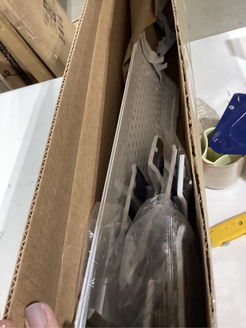 Condition photo showing As Is for adjustable ac air flow deflector, air conditioner deflector, mini split vent deflector, anti-direct blowing shield for wall-mounted air conditioners