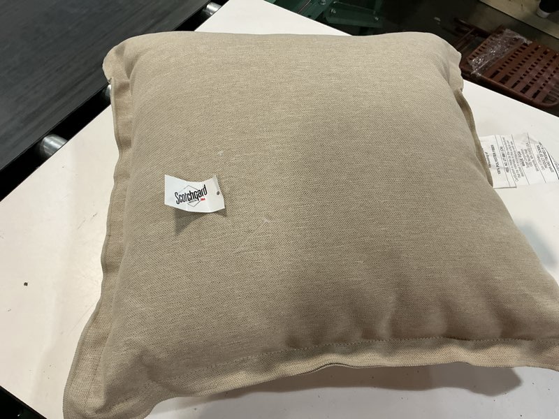 Condition photo showing Good Condition for 20"x20" heathered solid double flange pillow tan - threshold™