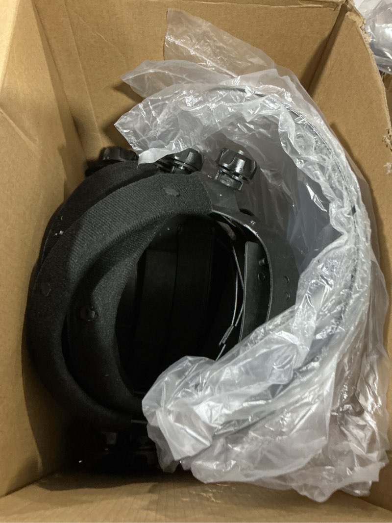 Condition photo showing Good Condition for 4 Pcs Clear Safety Face Shield for Grinding & Cutting, Lightweight Full Impact Resistant with Adjustable Ratcheting Headgear Face Shield Mask for Work Chemical Woodworking Industrial, Black 4 Black