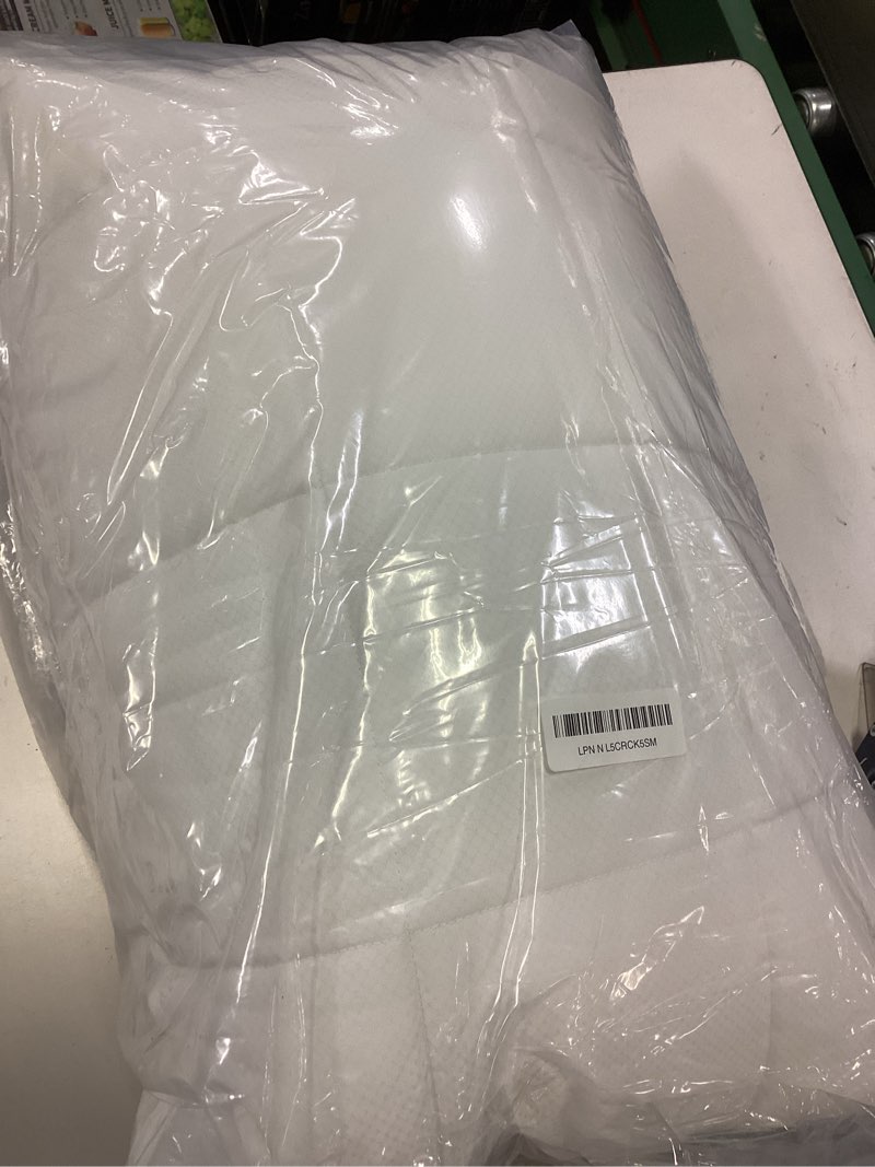 Condition photo showing New/Like New for Nuzzle Cooling Adjustable Pillow for Side Sleepers, Luxury Standard Size Bed Pillow Hotel Collection - Best Adjust Height Soft Firm Pillow for Back, Stomach or Side Sleepers - Home Gifts