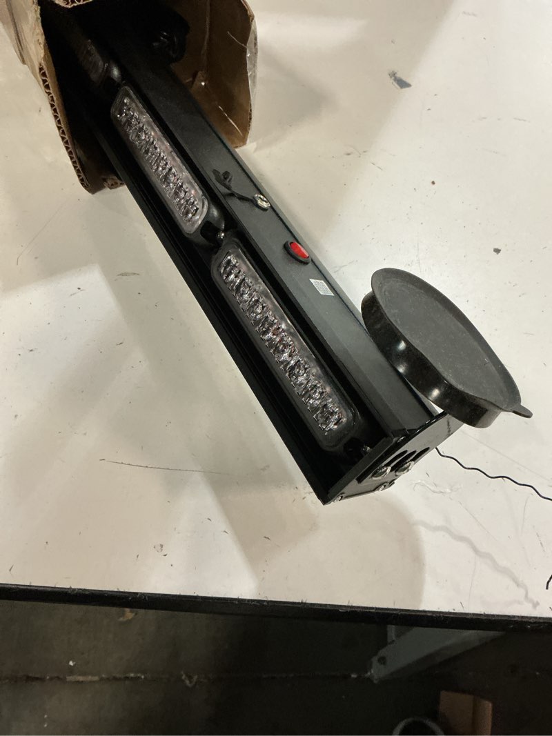 Condition photo showing Good Condition for wireless tow light bar, trailer light bar with 7 pin round transmitter, magnetic base, brake/turn signal emergency led light bar for truck roadblock cars, rechargeable battery powered, 23 in