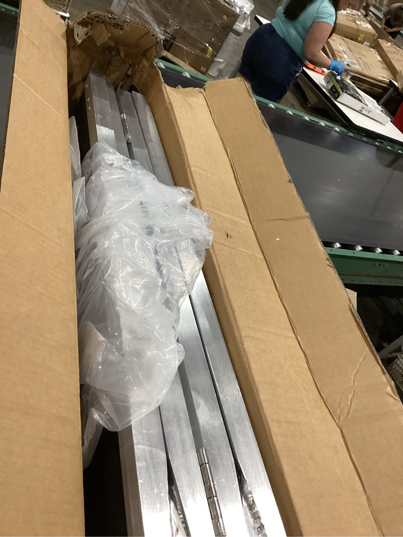 Condition photo showing Good Condition for vnn portable wheelchair ramp 6ft, seamless non-slip aluminum ramps for wheelchairs for home, handicap wheelchair ramps for home steps, aluminum loading dock plates, doorways aluminum 6ft (usable height 6-18 inch)