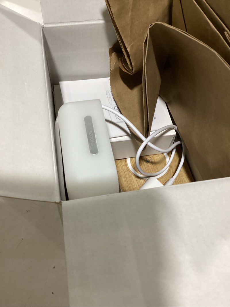 Alarm Clock Charging Station for Bedrooms, 7 in 1 Wireless Charging Station, Magnetic Charger with N