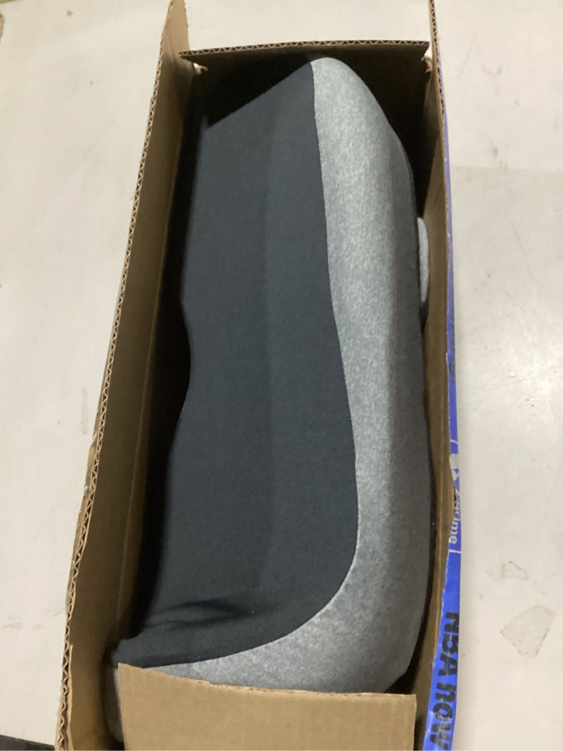 Condition photo showing Good Condition for Concave U Surface Donut Pillow for Tailbone Pain Cradle Tailbone Reducing Pressure on Pelvis- Hemorrhoid Pillow for Office, Car, Home Seat- Black/Gray