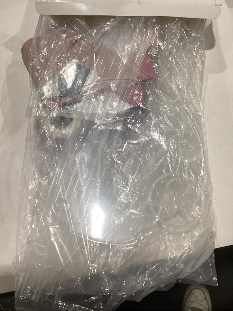 Condition photo showing New/Like New for jenaai pink and rose gold 27 pcs 2026 graduation balloon centerpiece with stand congrats grad you did it graduation cap balloons column tower kit for high school college party table decorations