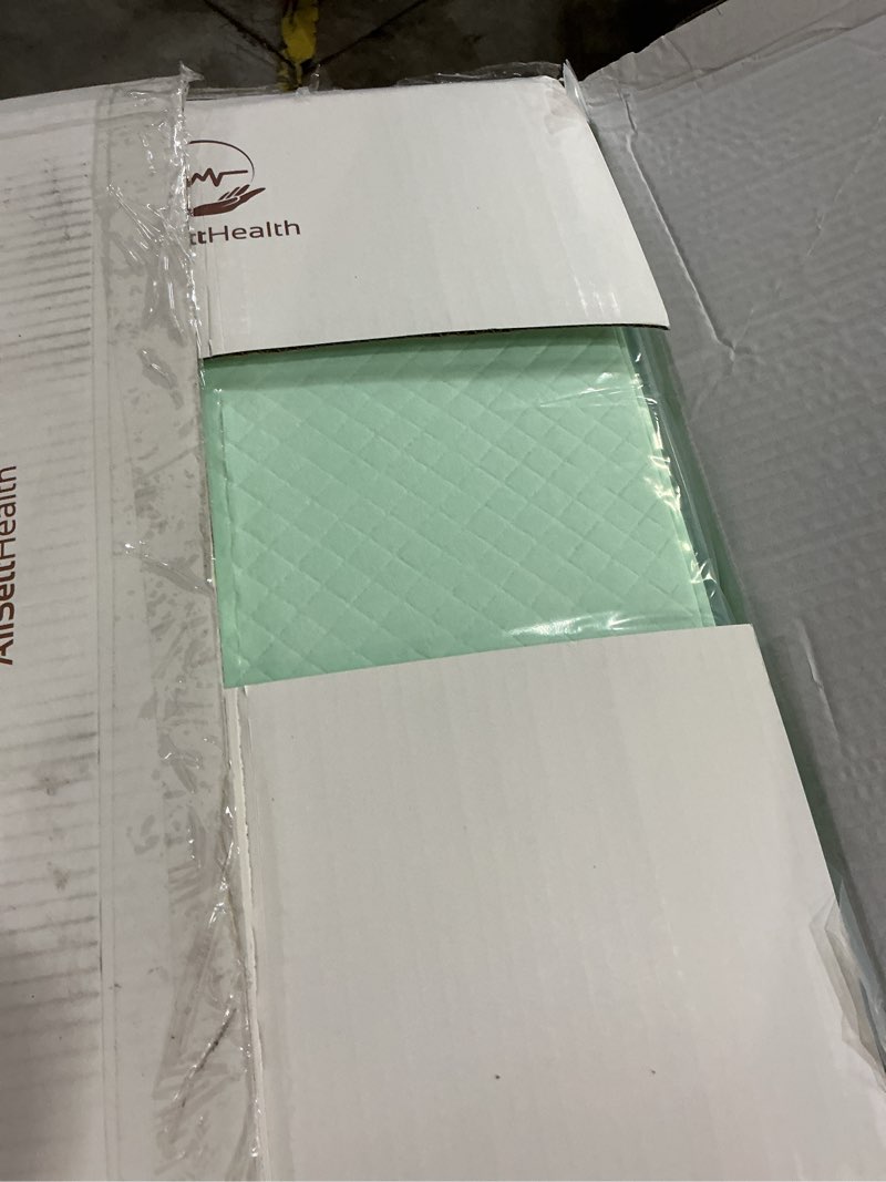 Condition photo showing New/Like New for 50 Count Incontinence Bed Pads Disposable 40'' x 36'' - 125 Gram Heavy Duty Super Absorbent Underpads Chucks Pads for Adults Elderly, and Pets 50 Pack 40" x 36"