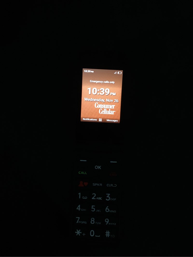 Condition photo showing Good Condition for consumer cellular iris easy flip (8gb) - red