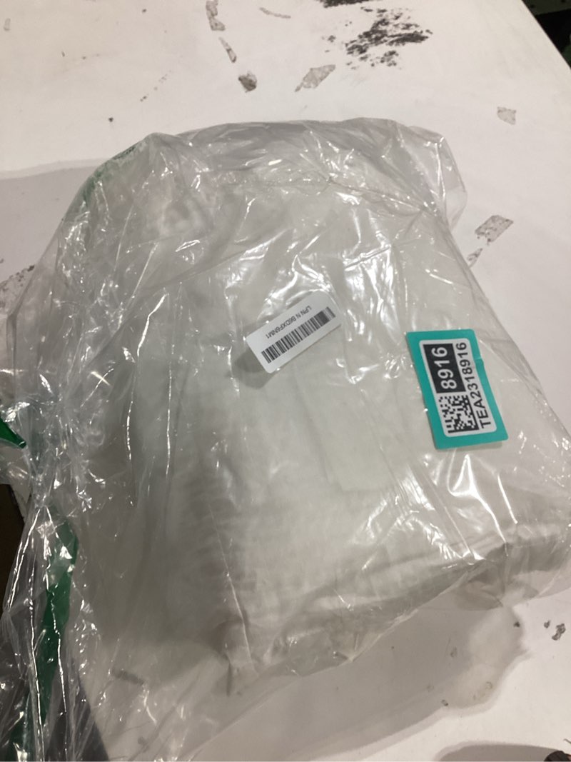 Condition photo showing Good Condition for bedsure cotton duvet cover king - 100% cotton waffle weave coconut white duvet cover king size, gentlesoft™ and breathable bedding set for all season, 3 pieces, 104"x90" king (104" x 90") 01 - coconut white (no comforter)