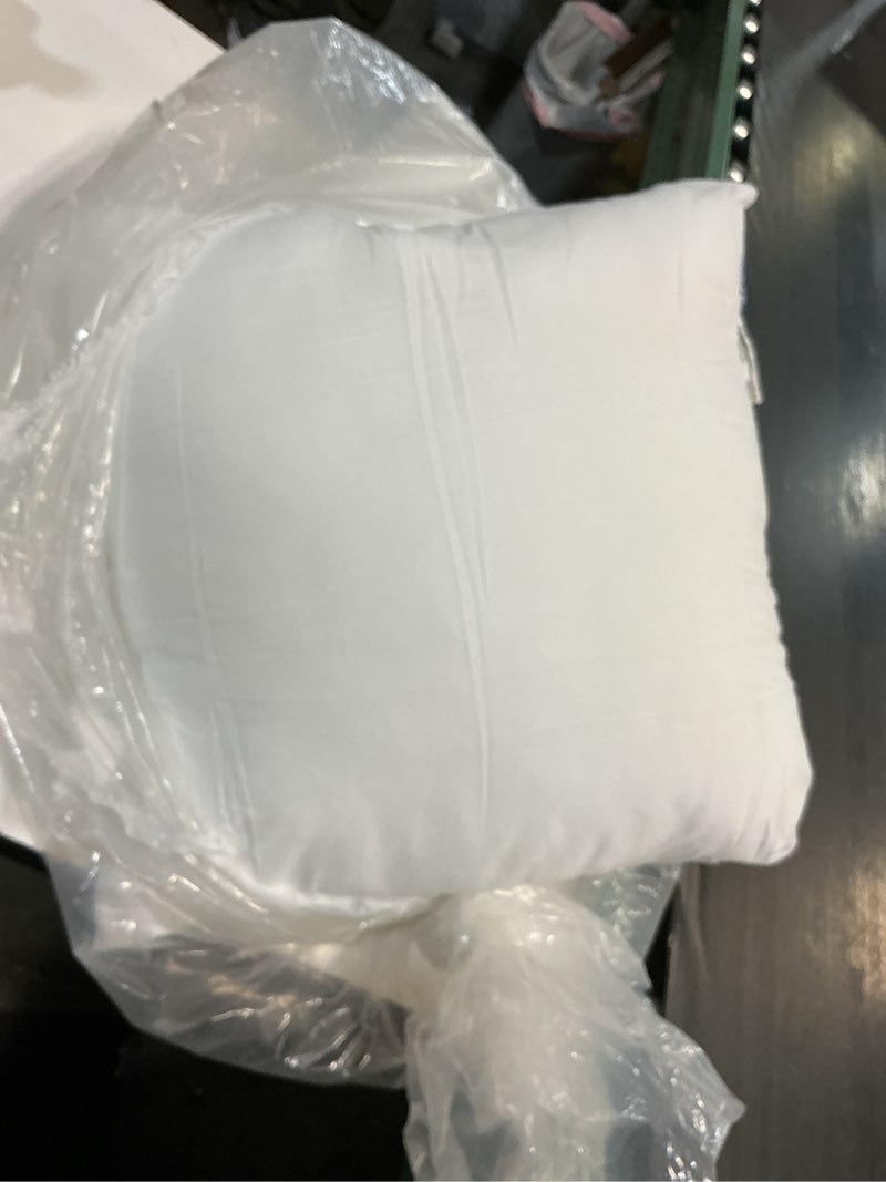 Condition photo showing Good Condition for MIULEE Throw Pillows Inserts, Pack of 2 18x18 Inch 100% Virgin Fiber Filling Bed Couch Pillows