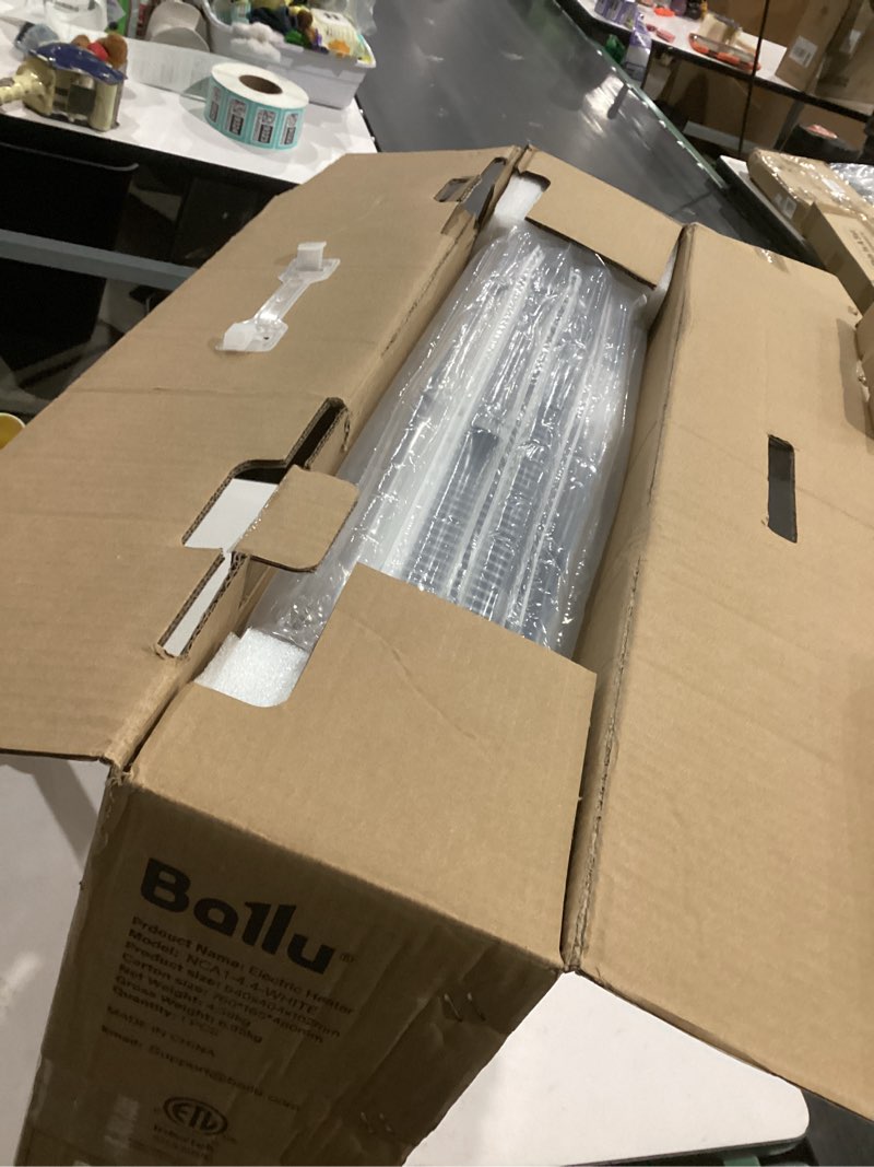 Condition photo showing New/Like New for Ballu Convection Panel Space Heater for Large Room,1500W Electric Heater with Programmable Thermostat,WiFi App Control,Standing or Wall Mount,Smart Quiet Heater for Indoor Use,Works with Alexa,White Standard White