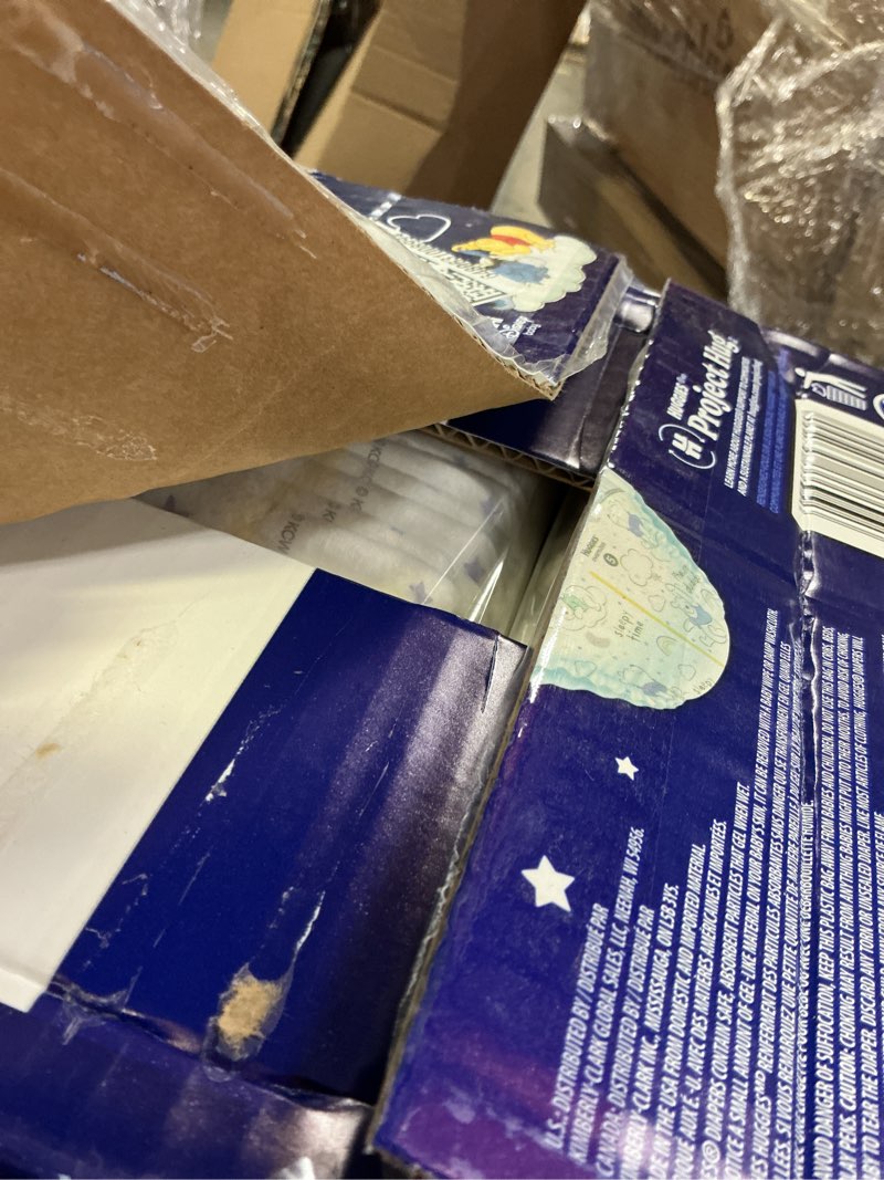 Condition photo showing Good Condition for huggies overnites size 5 overnight diapers (27+ lbs), 50 ct, packaging may vary size 5 50