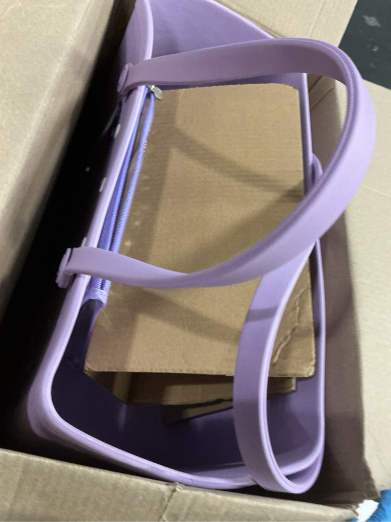 Condition photo showing Good Condition for BOGG BAG - Original, Large Tote - I Lilac You a Lot - 19in L x 9in W x 14in H - Beach, Pool, Boat, Sports - All Purpose EVA - Lightweight, Washable, Durable