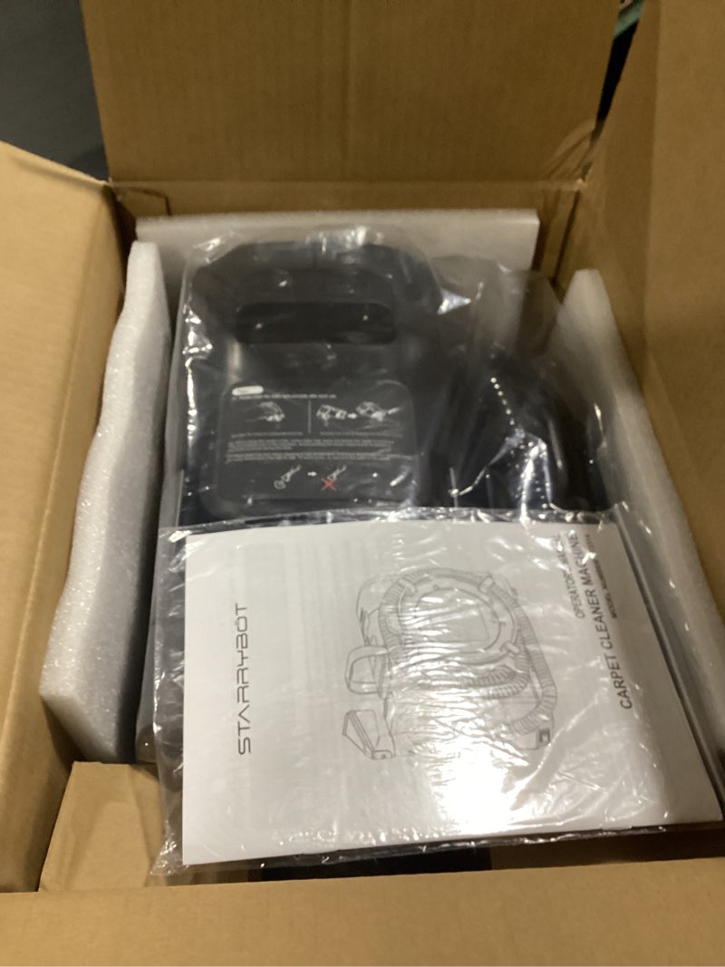 Condition photo showing Good Condition for Portable Carpet Cleaner Machine with Steam and Heating Techology,15Kpa Powerful Suction with Versatile Tools for Pets, Couch, Car,Self-Cleaning