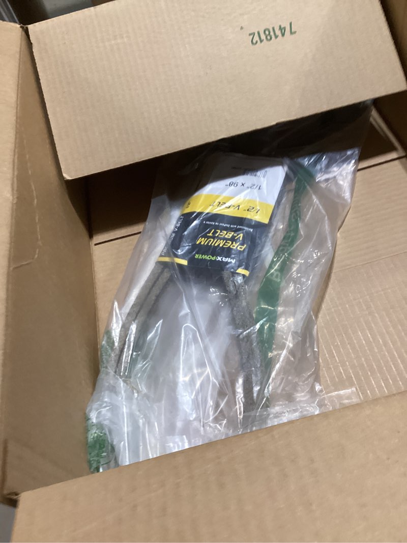Condition photo showing Good Condition for Maxpower 347541 Premium Belt Reinforced with Kevlar Fiber Cords, 1/2" x 98" - (Belt color vary)