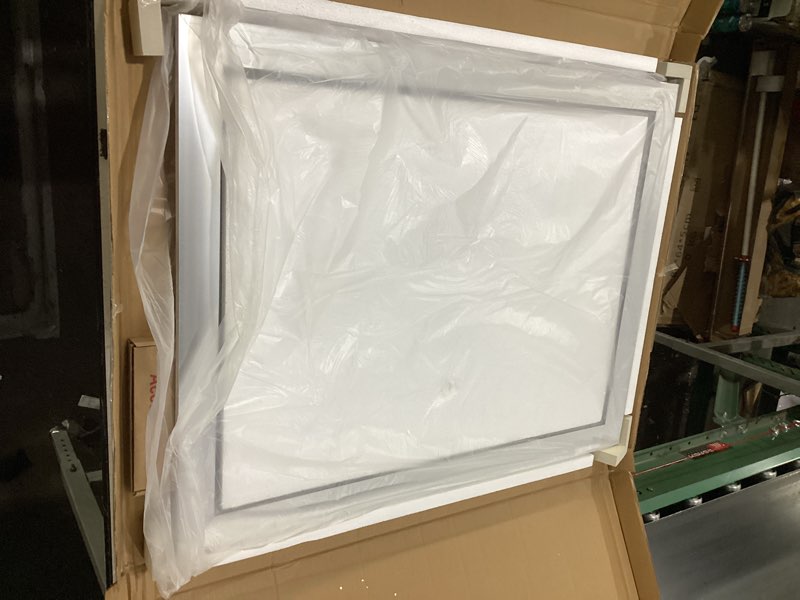 Condition photo showing New/Like New for Amorho 24x30 Inch Bathroom Mirror Silver, Thick Metal Framed Wall Mirrors for Over Sink, Brushed Nickel Mirror Perfect for Bedroom, Living Room, Entryway, Rectangle (Horizontal/Vertical). Silver 30"L x 24"W