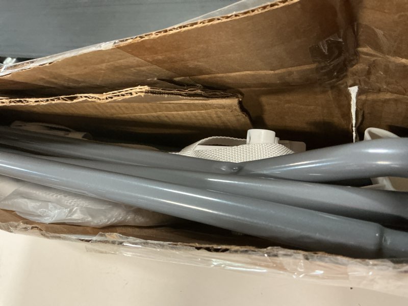 Condition photo showing As Is for regalo safety swing down bed rail guard for toddlers, bed safety rail with patented gap guard, fits twin, full & queen mattress, white, tested & safe for 30 years, american designed, family owned 43 inch