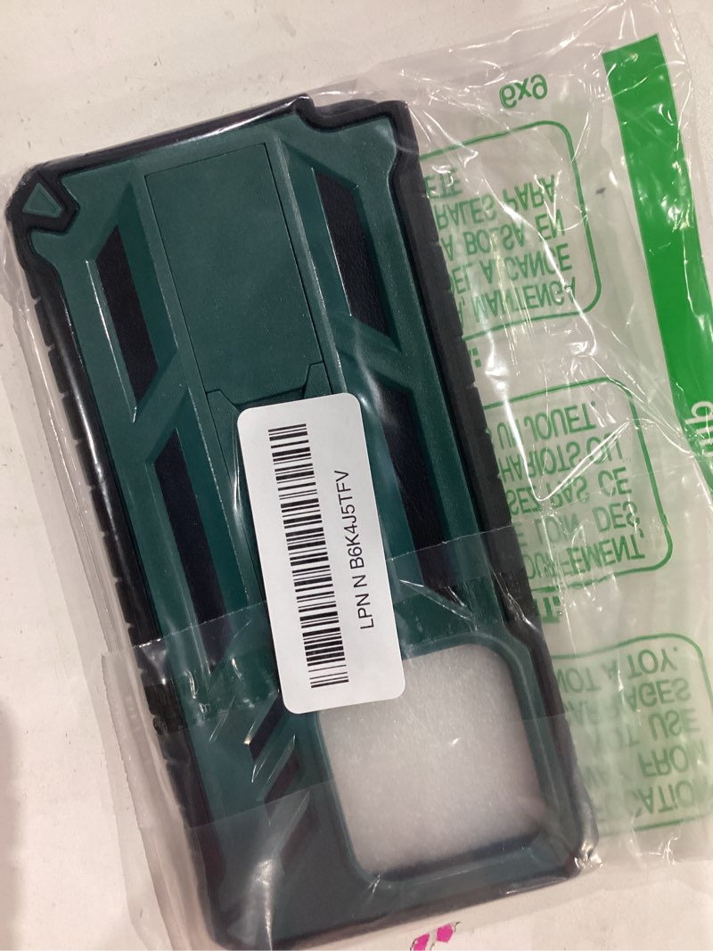 Condition photo showing Good Condition for FNTCASE for Motorola Moto G-Stylus-5G-2025 Case: Military Grade Drop Proof Protection Mobile Cover with Kickstand | Matte Textured Rugged Shockproof TPU for Moto G Stylus 2025 Case - Green for Moto G Stylus 2025 (6.7 Inch) Green