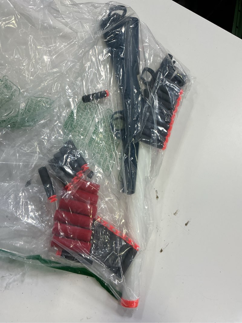 Condition photo showing As Is for toy shotgun shell ejecting toy gun,soft bullets gun, with 30 bullets perfect as a birthday-holiday for 8-12 year olds(blue)