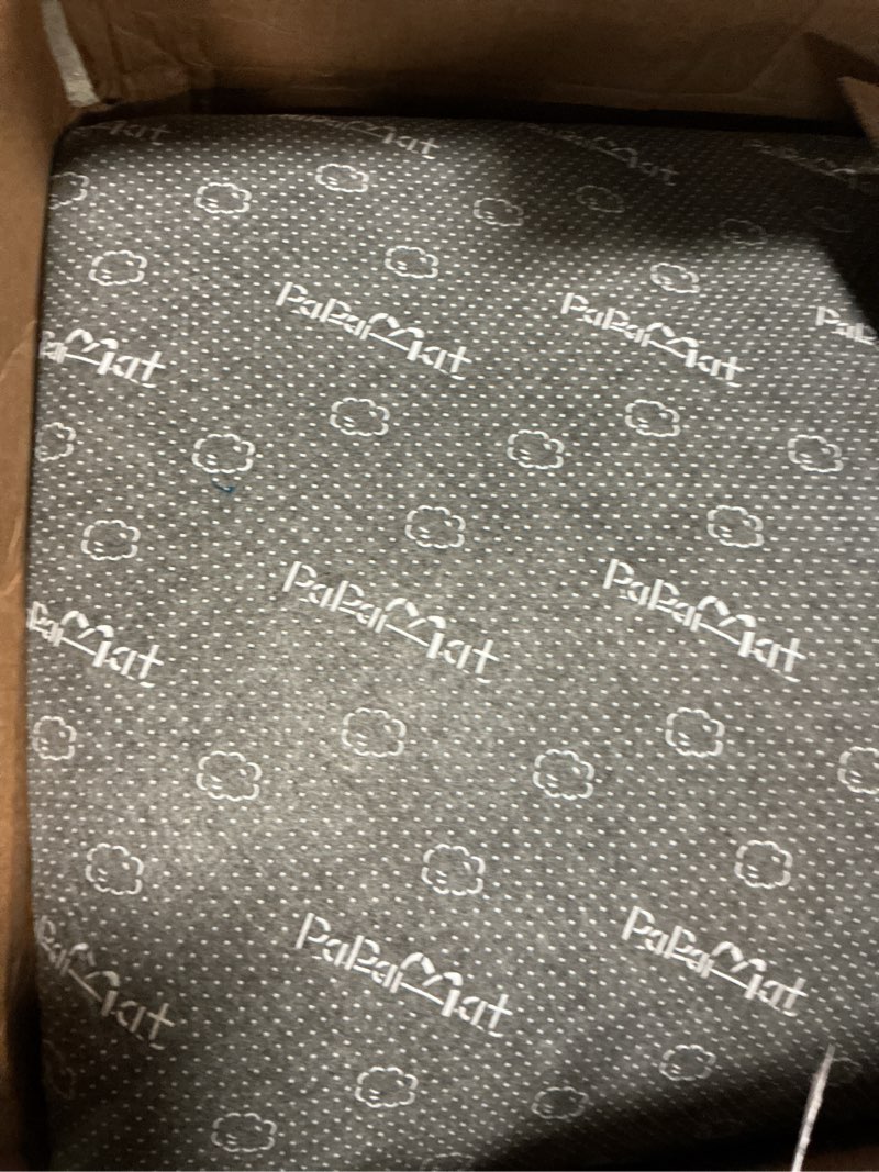 Condition photo showing As Is for 1.3" Thick Foam Baby Play Mat Extra Large 79x158, Basic Padded Plush Tummy Time Crawling Mat, Non-Slip Support Area Rug for Playroom Nursey Living Room (Dark Grey) Dark Grey 79"×158"×1.3"