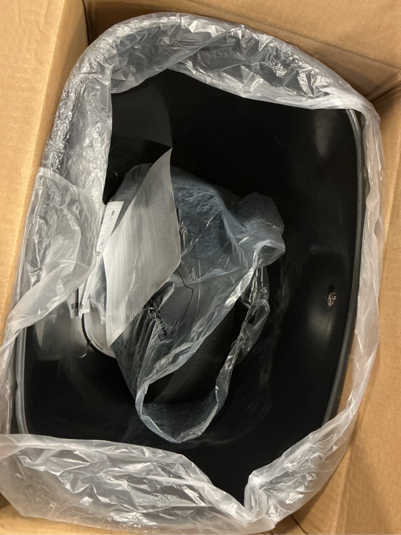 Condition photo showing Good Condition for BestOffice Black Plastic Touch Free High-Capacity Garbage Can with Lid, 49L/13G, Rectangular, Quiet Close, Kitchen, Bedroom, Bathroom, Office