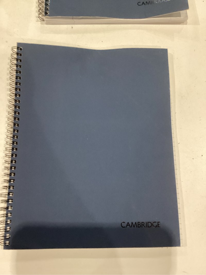 Condition photo showing Good Condition for cambridge limited wirebound legal ruled business notebook  9  x 11   blue  80 sheets
