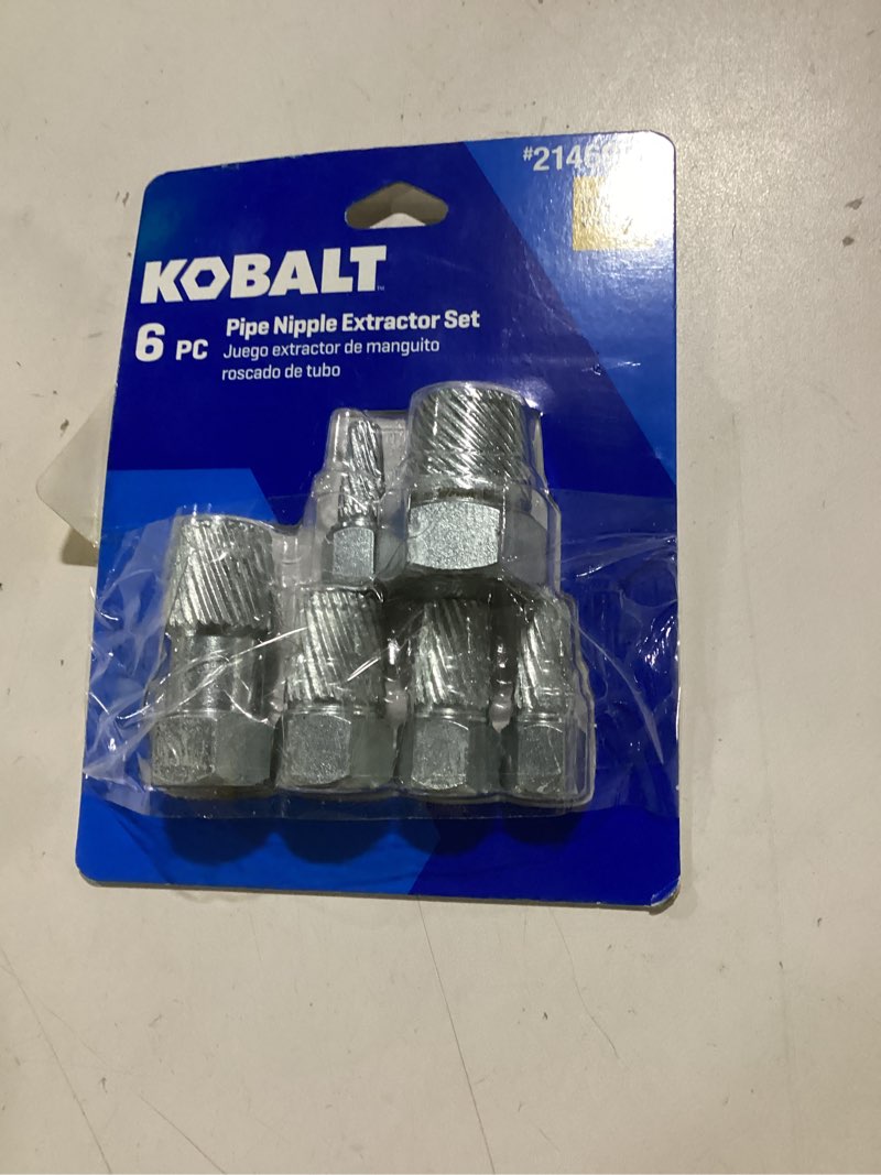 Condition photo showing Good Condition for 6Pc Pipe Nipple Extractor Set