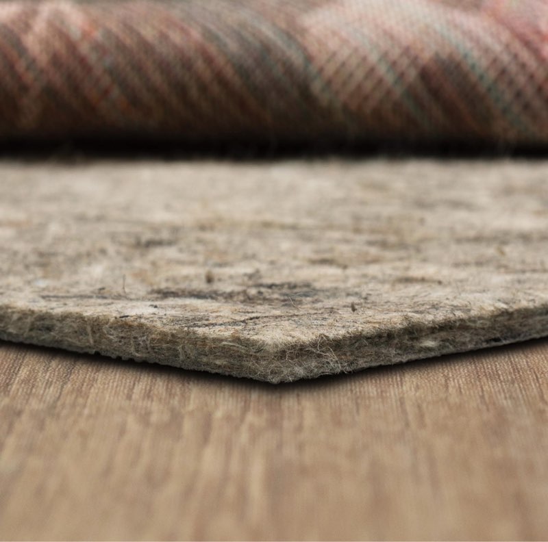 Mohawk Home 2' 2" x 10' Non Slip Grip Rug Pad 1/2" Thick Dual Surface Felt Cushion + Rubber Gripper - Safe for All Floors
