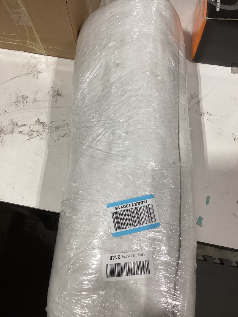 Condition photo showing As Is for 48"x24" x1" (Thick) Ceramic Fiber Blanket Fireproof Insulation Baffle Rated to 2400F, High-Temperature Resistance for Oven Stoves, Kilns,Forges 48"*24"*1"/1 piece