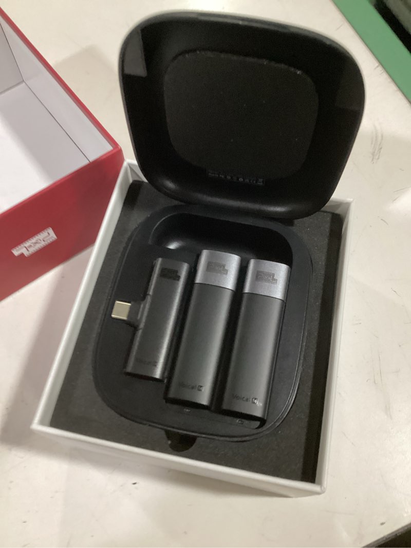 Condition photo showing Good Condition for pixel professional wireless lavalier microphone for type-c phones, wireless lavalier lapel microphone system clip-on mic with 1 receiver & 2 transmitters for interview, podcast, youtube, vlog voical m usb type-c