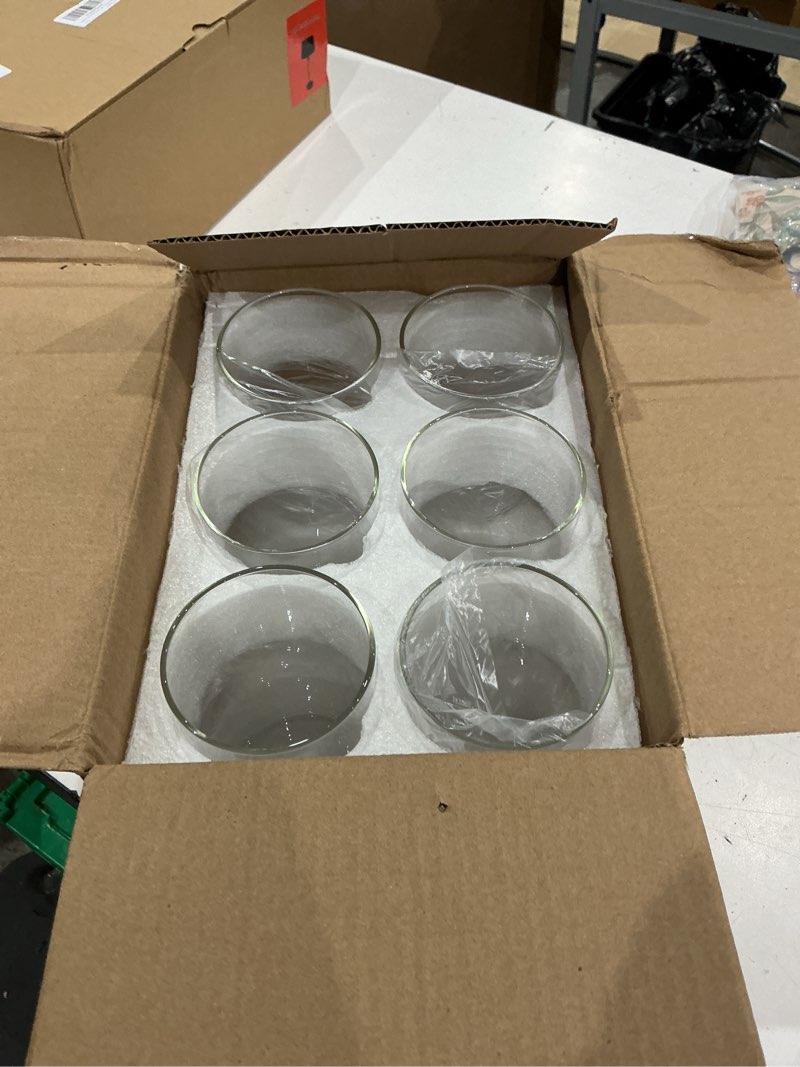 Condition photo showing New/Like New for supmind 6 pack glass cylinder vase for table centerpieces, 6 inch clear glass flower vases bulk glass hurricane candle holder small floral vases for table, floating candle vase for wedding home décor 6" height 6